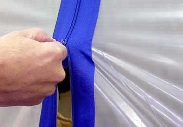 Self-Adhesive Dust Control Zippers (Packs of 2)