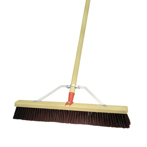 Push Broom - Soft Bristle (Handle Included)